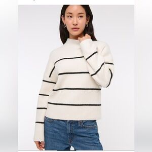 Abercrombie easy funnel neck sweater